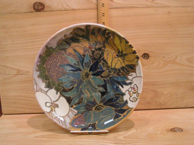 Patricia Decorated Plate - 1